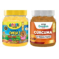 PACK 2 GOMITAS VITAMINAS PARA NIÑOS + GOMITAS CÚRCUMA 260 UND