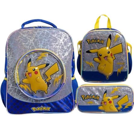 Pack Mochila Pokemon Pikachu Oficio Pack Mochila Pokemon Pikachu Oficio