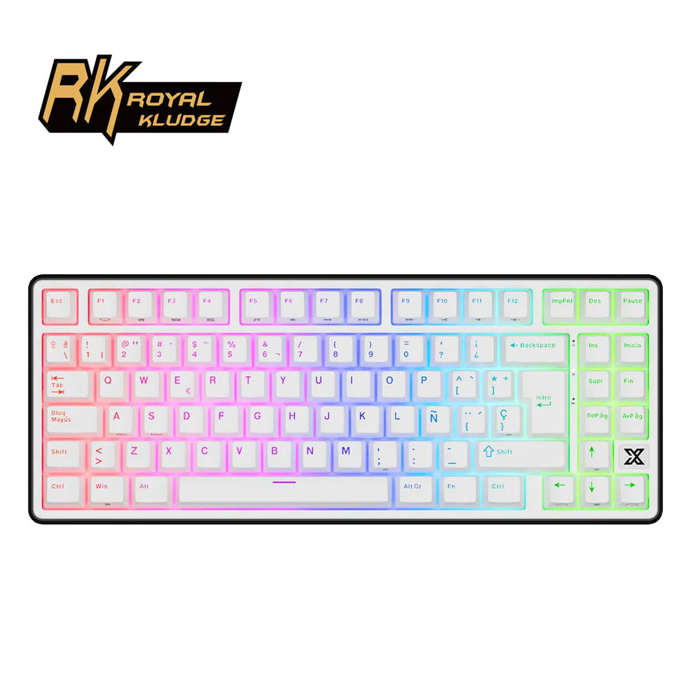 TECLADO ROYAL KLUDE RK X87 CABLEADO BLACKNIGHT