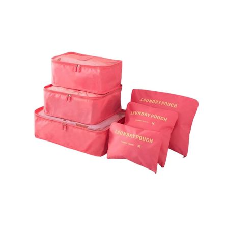 SET ORGANIZADOR DE 6 BOLSAS PARA MALETA SET ORGANIZADOR DE 6 BOLSAS PARA MALETA