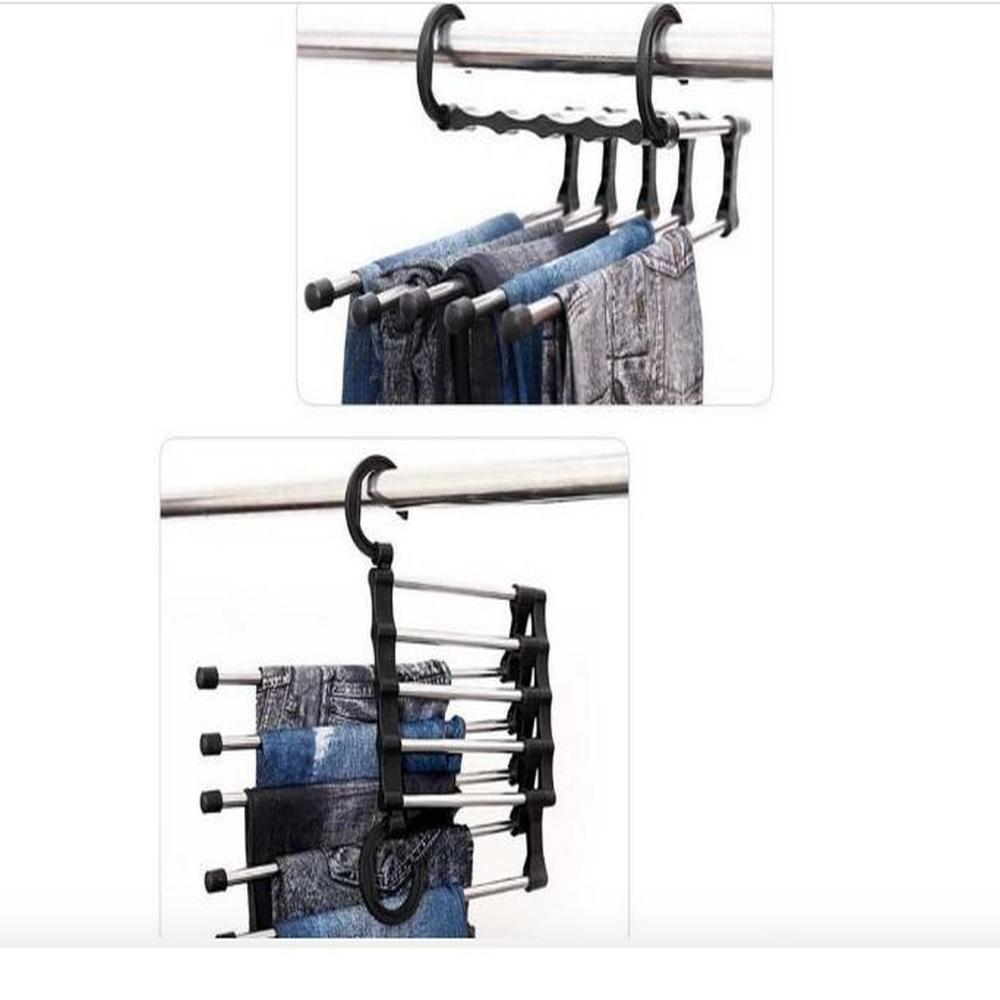 Organizador Colgador de Pantalones 5 en 1 - Negro Organizador Colgador de Pantalones 5 en 1 - Negro