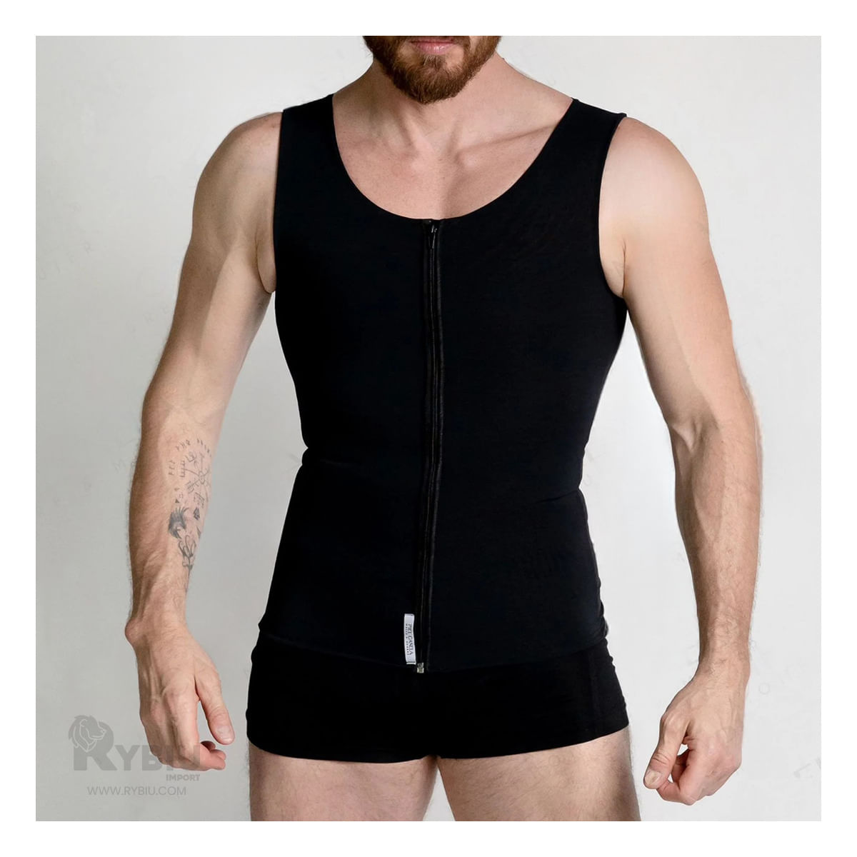 Chaleco para Hombre en Color Negro Y+Papel de Regalo