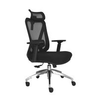 Silla Presidencial Syncro Brazo 3D Dolfin Negro Ofideas