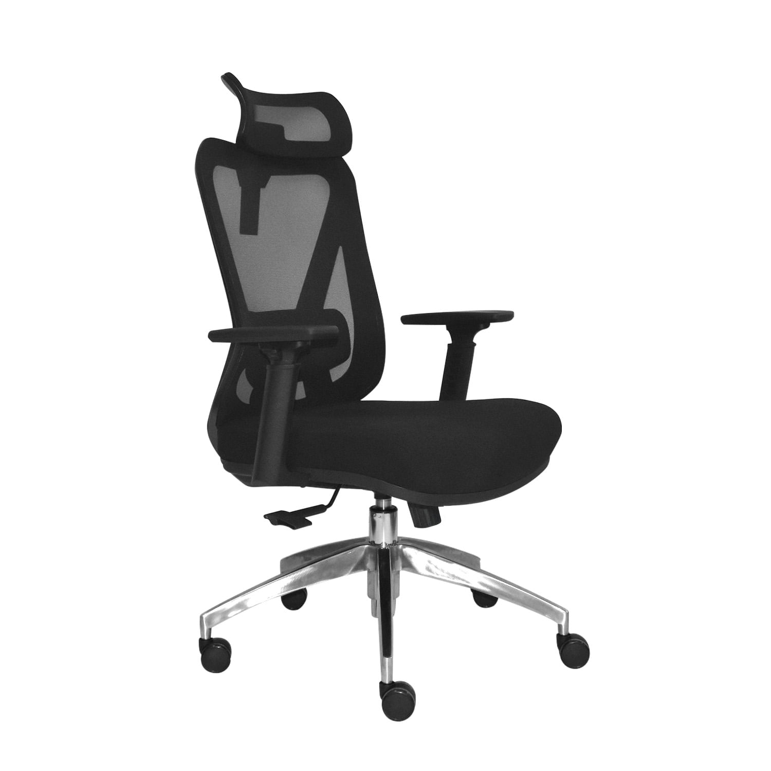 Silla Presidencial Syncro Brazo 3D Dolfin Negro Ofideas