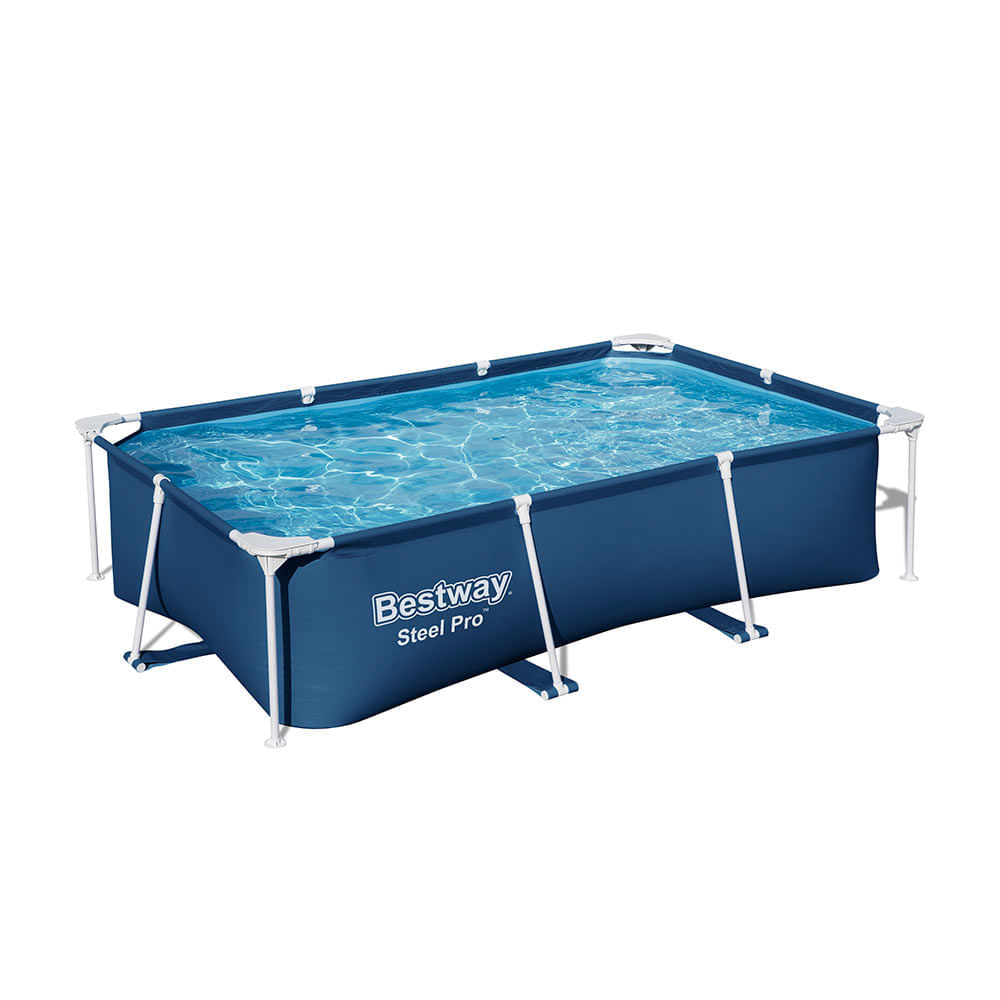 Piscina Estructural Rectangular Bestway Steel Pro 2300L 259x170x61cm Azul Piscina Estructural Rectangular Bestway Steel Pro 2300L 259x170x61cm Azul