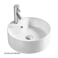 Ovalin Orange Imperia Blanco Redondo 41x41x15cm