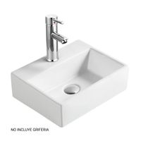 Ovalin Orange Prisma Blanco Rectangular 33x29x12cm