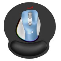 COMBO MOUSE 9000S NEGRO Y PAD MOUSE G WMP 100 CON DESCANSADOR