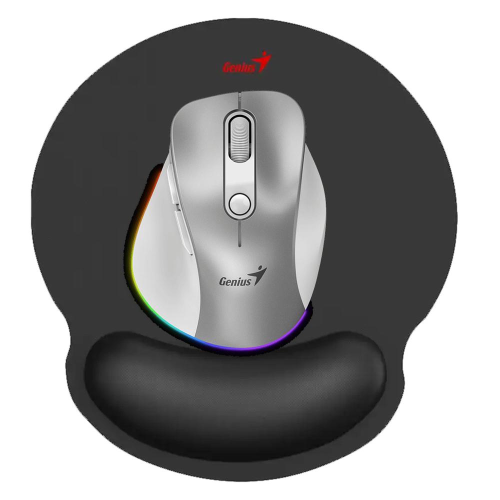 COMBO MOUSE 9000S SILVER Y PAD MOUSE G WMP 100 CON DESCANSADOR