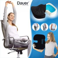 Asiento Cojín DAUER Viscoelástico Gel Ortopédico y Viscoelastico de Bambu con Forro y Asa