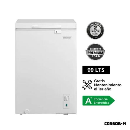 CONGELADOR BORD 99 L BLANCO - CO99BINV-M