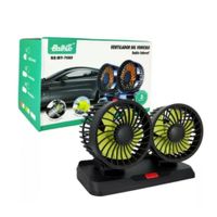 VENTILADOR PARA MOTO O AUTO 2 CABEZAS ENTRADA USB