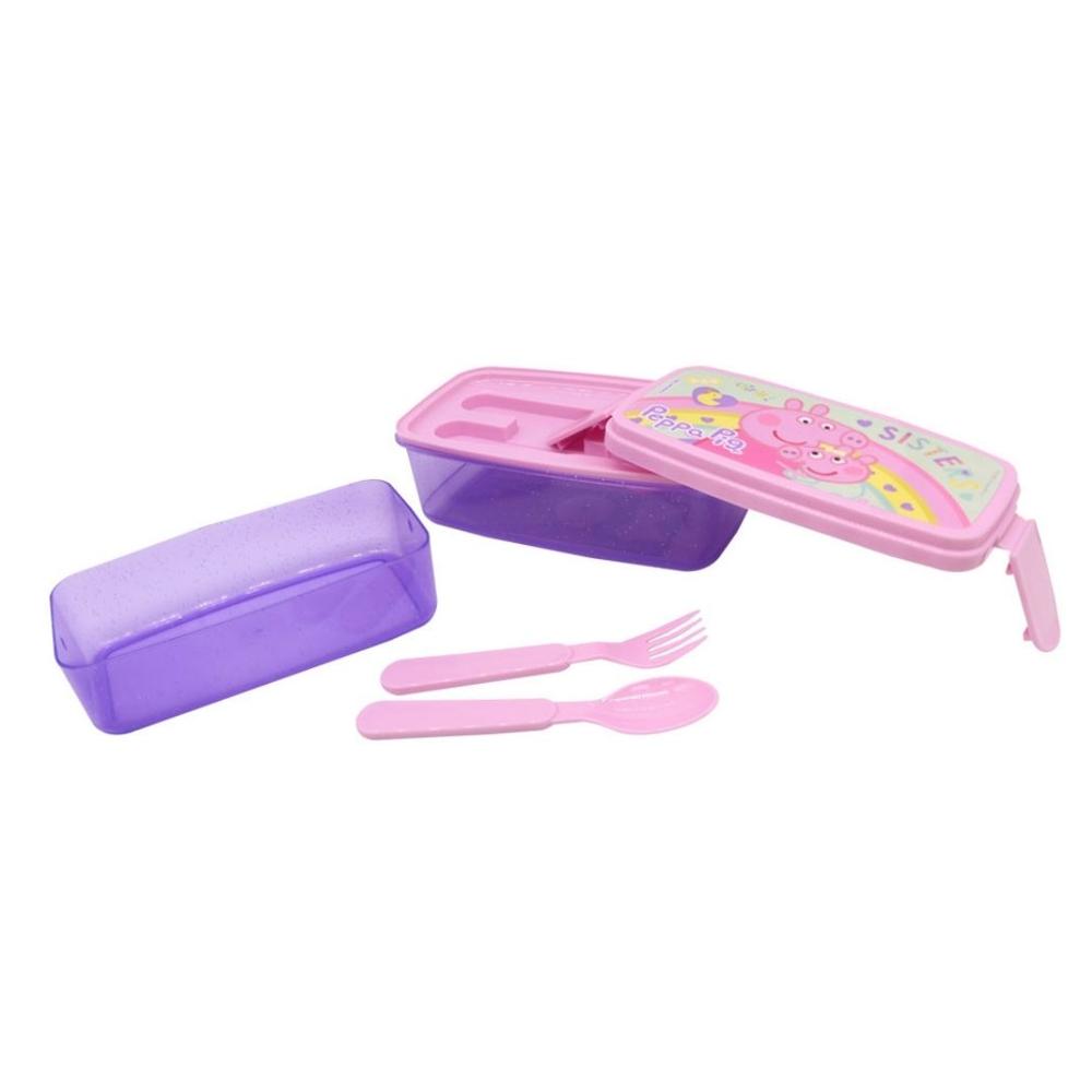 Taper Dos Niveles Peppa Pig y hermanita Evie 510 ML