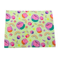 Individual Reversible Escolar Peppa Pig y hermanita Evie 32cm x 25cm