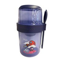 Vaso Yogurera Escolar Among Us 310 ML + 560 ML