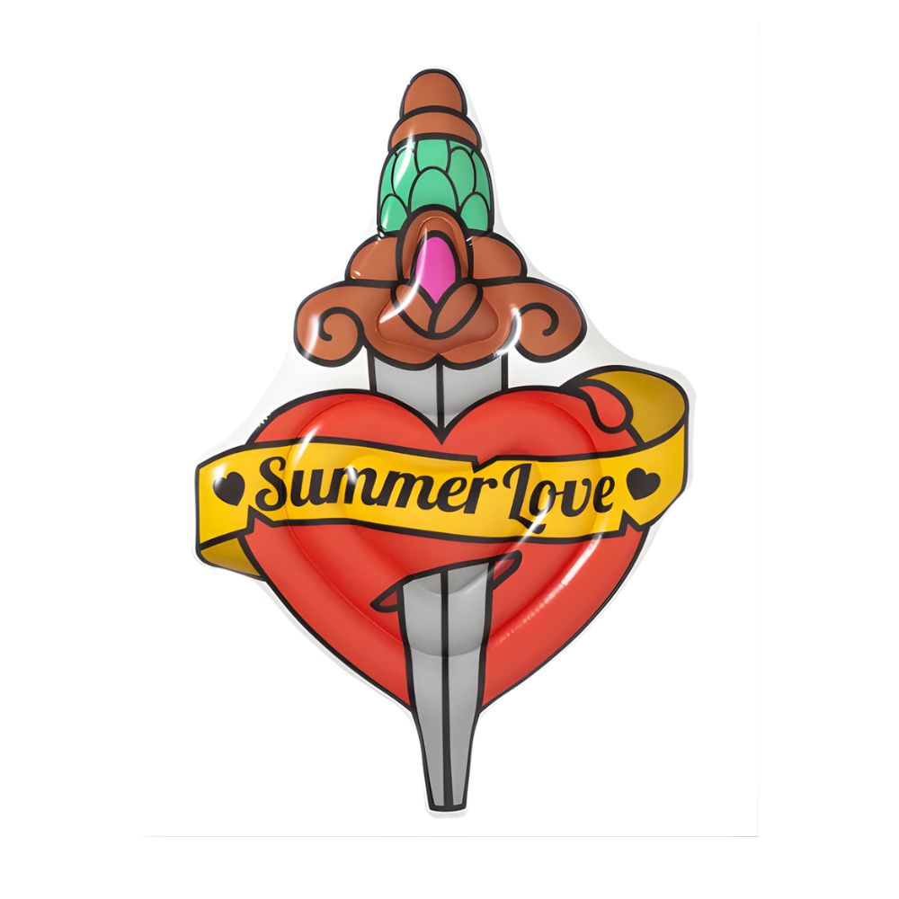 Colchoneta Inflable para Piscina Modelo Real Love 198 x 137cm