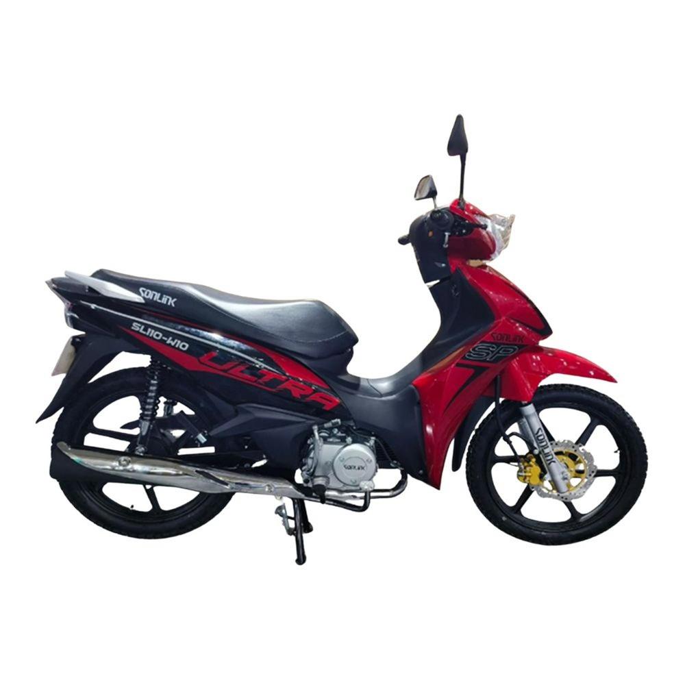 Moto Sonlink SL110-W10 110 cc 6.4 HP 4 Vel. Rojo