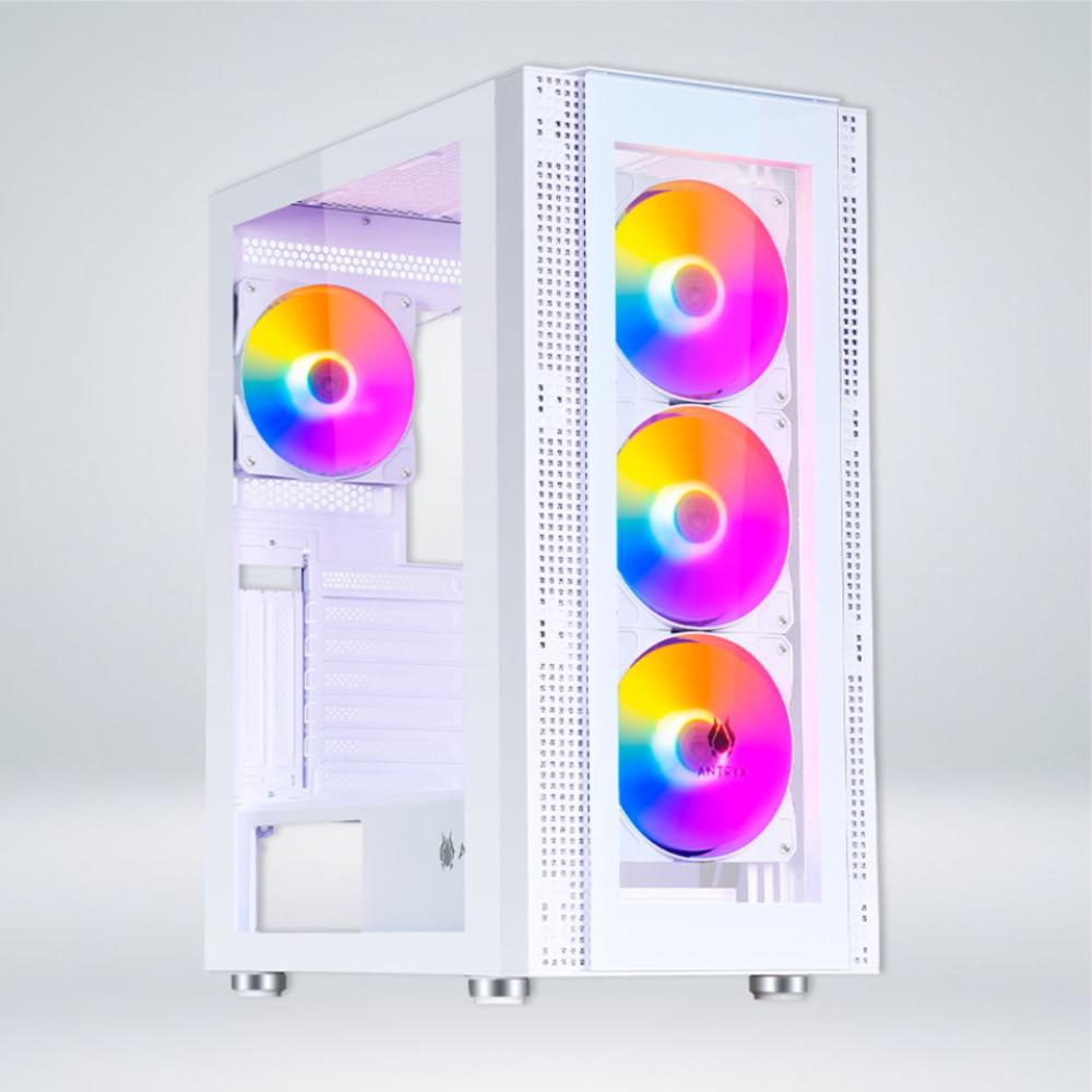 CASE ANTRYX RX-260 WHITE USB30 FRGB FAN X4 VIDRIO TEMPLADO
