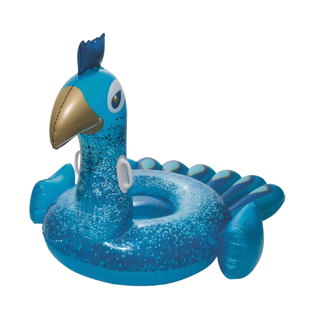 Flotador Inflable Modelo Pavo Real Azul