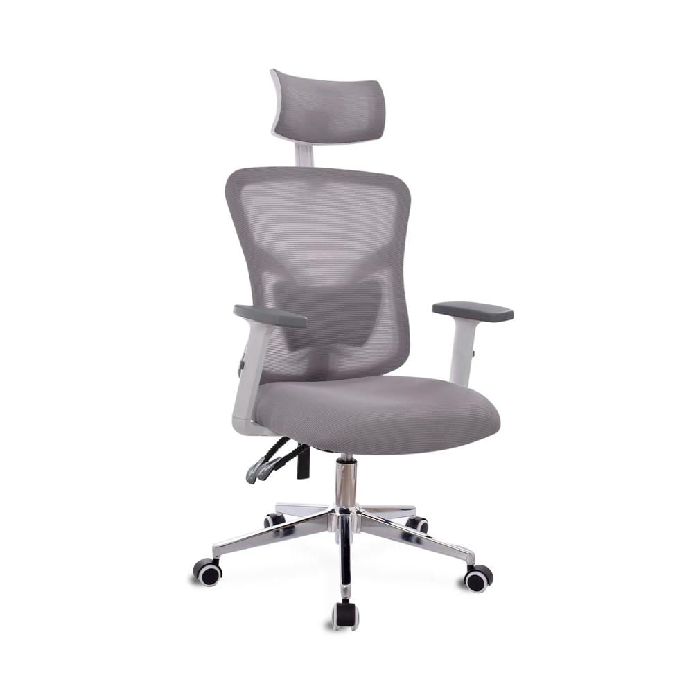 Silla Ergonómica Fone Ultra Presidente PP Cromado Gris Ofideas