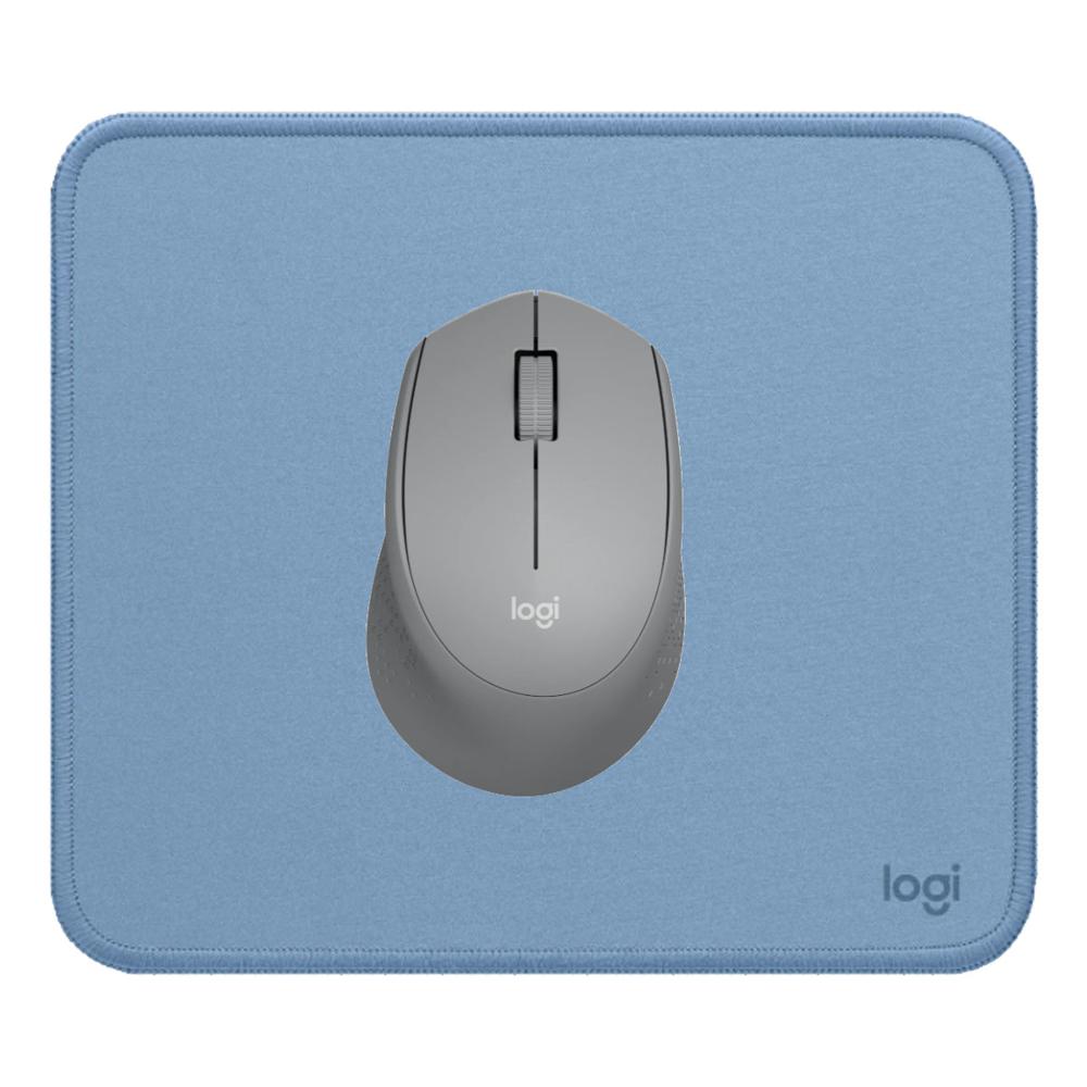 KIT LOGITECH MOUSE M280 GRIS PAD MOUSE 200X230 AZUL