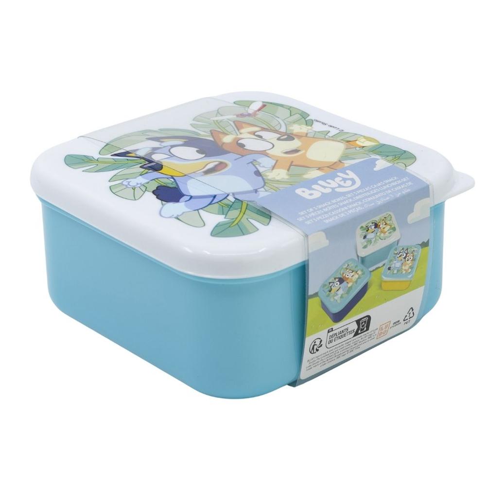 Set de Tapers Snack x3 Bluey