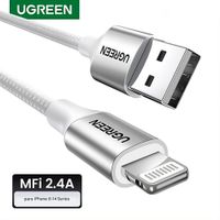 Cable Ugreen 60161 Usb A - Lightning Para Iphone 2.4a 1m