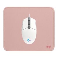 KIT LOGITECH MOUSE G203 BLANCO Y PAD MOUSE 200X230 ROSADO