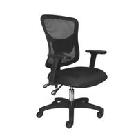Silla Ergonómica Fone Ultra Gerente Nylon Negro  PP Ofideas