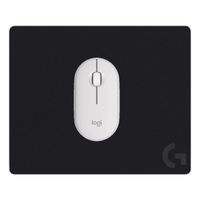 KIT LOGITECH MOUSE M350S BLANCO Y PAD MOUSE G240 NEGRO