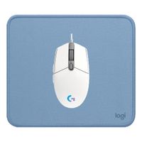 KIT LOGITECH MOUSE G203 BLANCO Y PAD MOUSE 200X230 AZUL