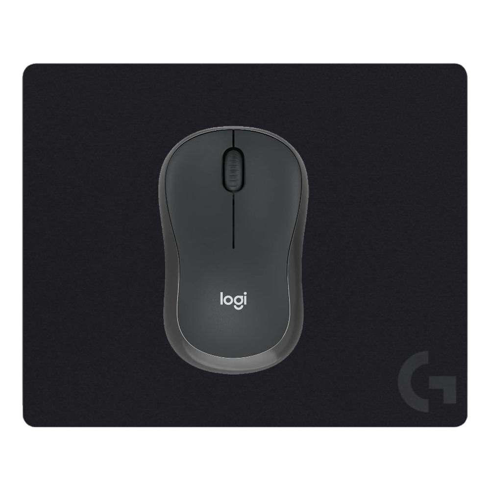 COMBO LOGITECH MOUSE M240 NEGRO Y PAD MOUSE G240 NEGRO
