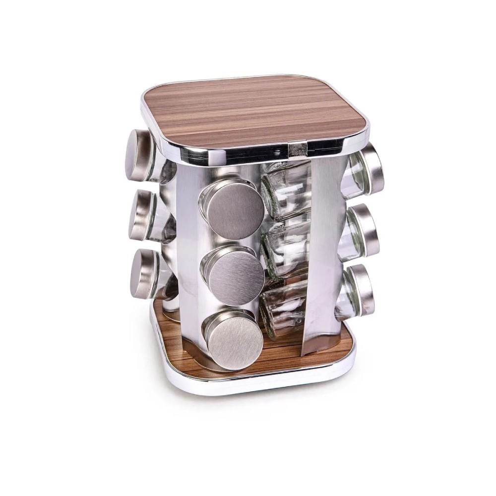 Ichimatsu 90390123 Especiero Acero Inoxidable Madera