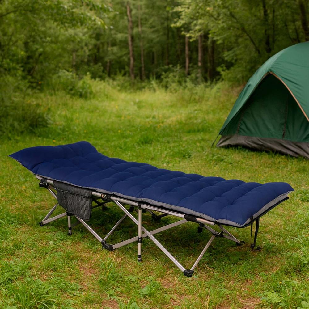 Cama Plegable 1P para Camping 50x68x190 cm de hasta 120 kg