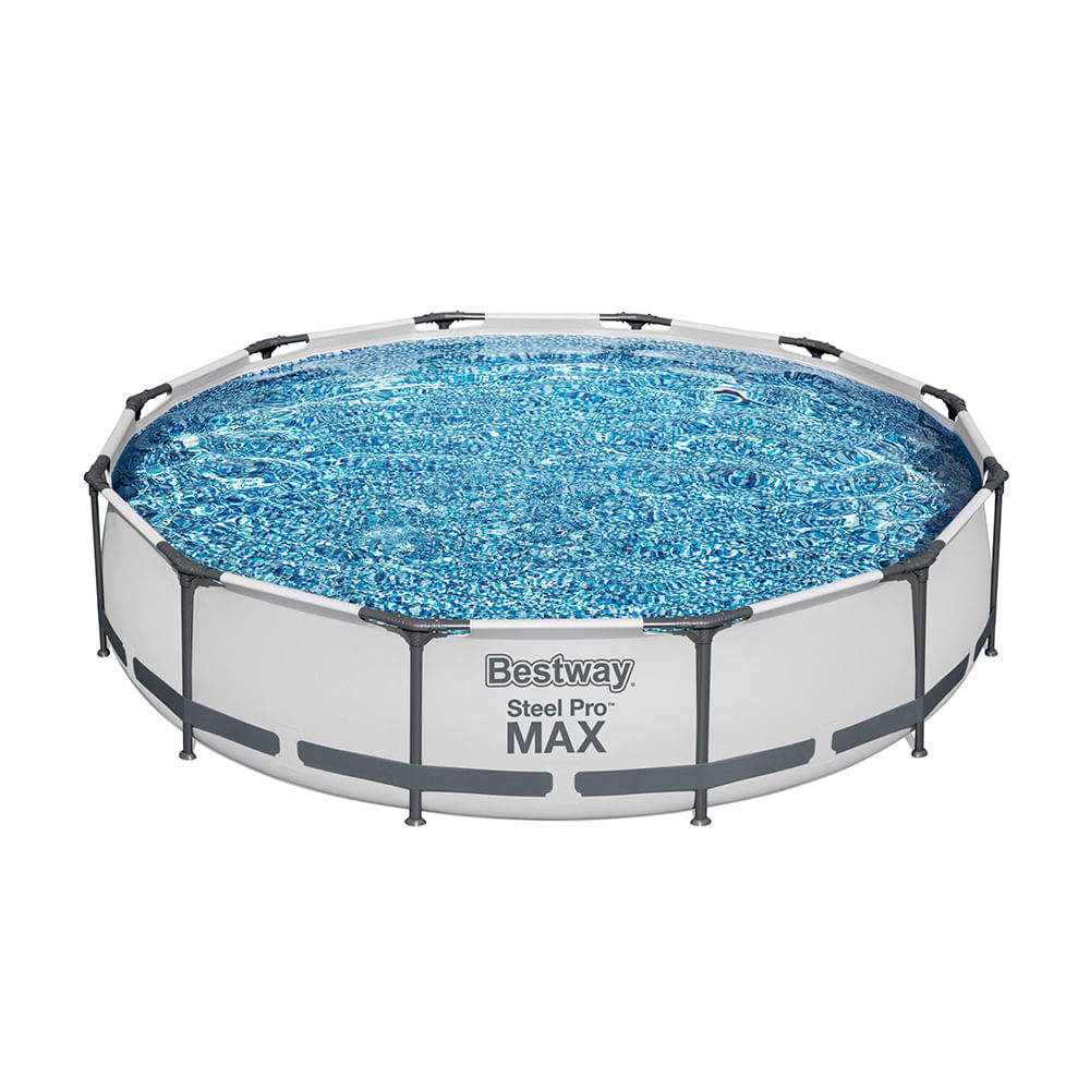 Piscina Estructural Circular Bestway Steel Pro Max 6473L 366x366x76cm Gris