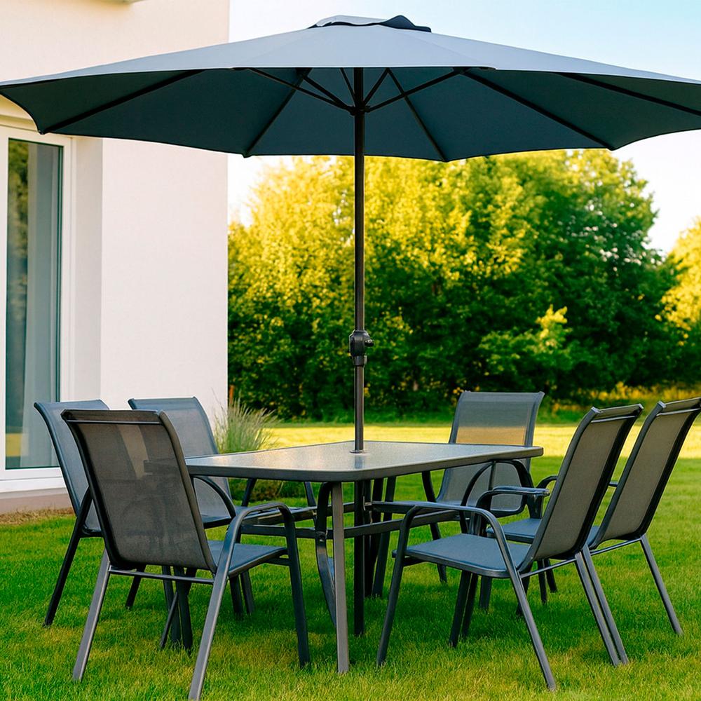 Juego de Comedor Terraza 8 Piezas Maceio