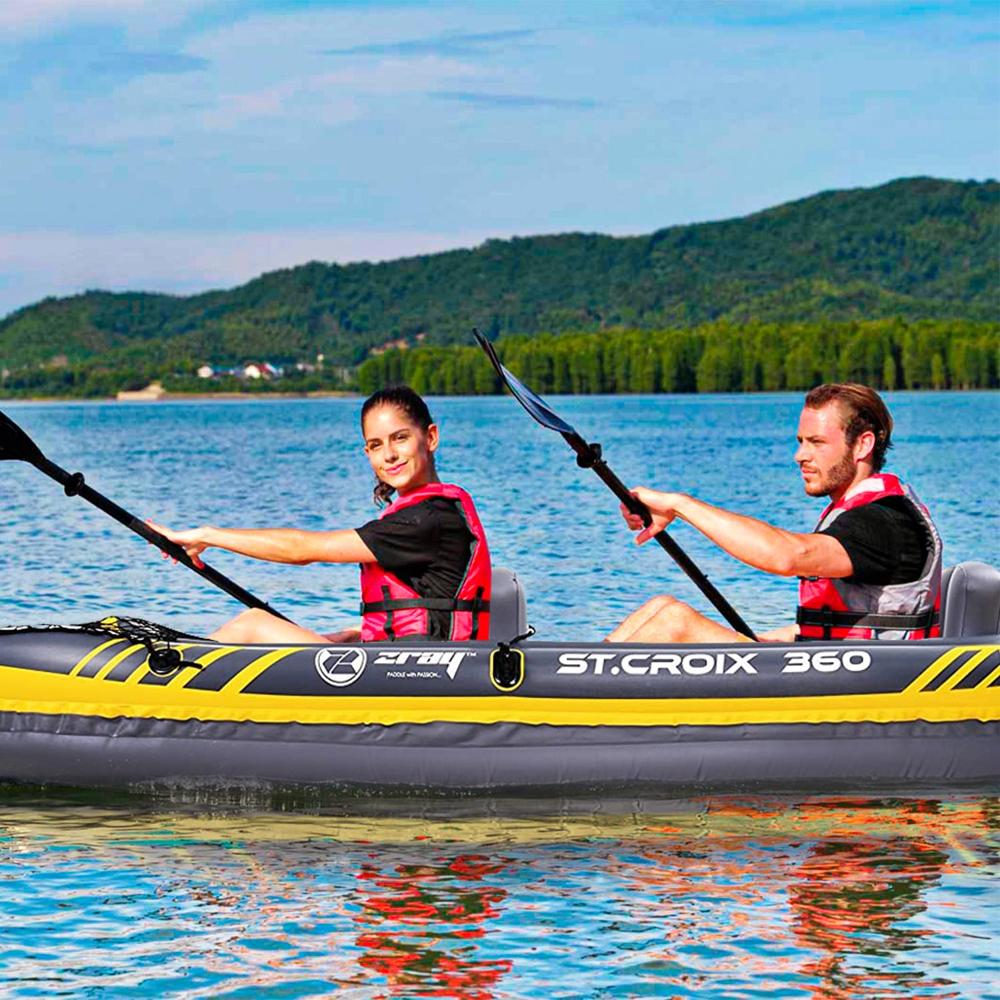 Kayak 2 Personas 52 cm x78 cm x 350 cm Amarillo