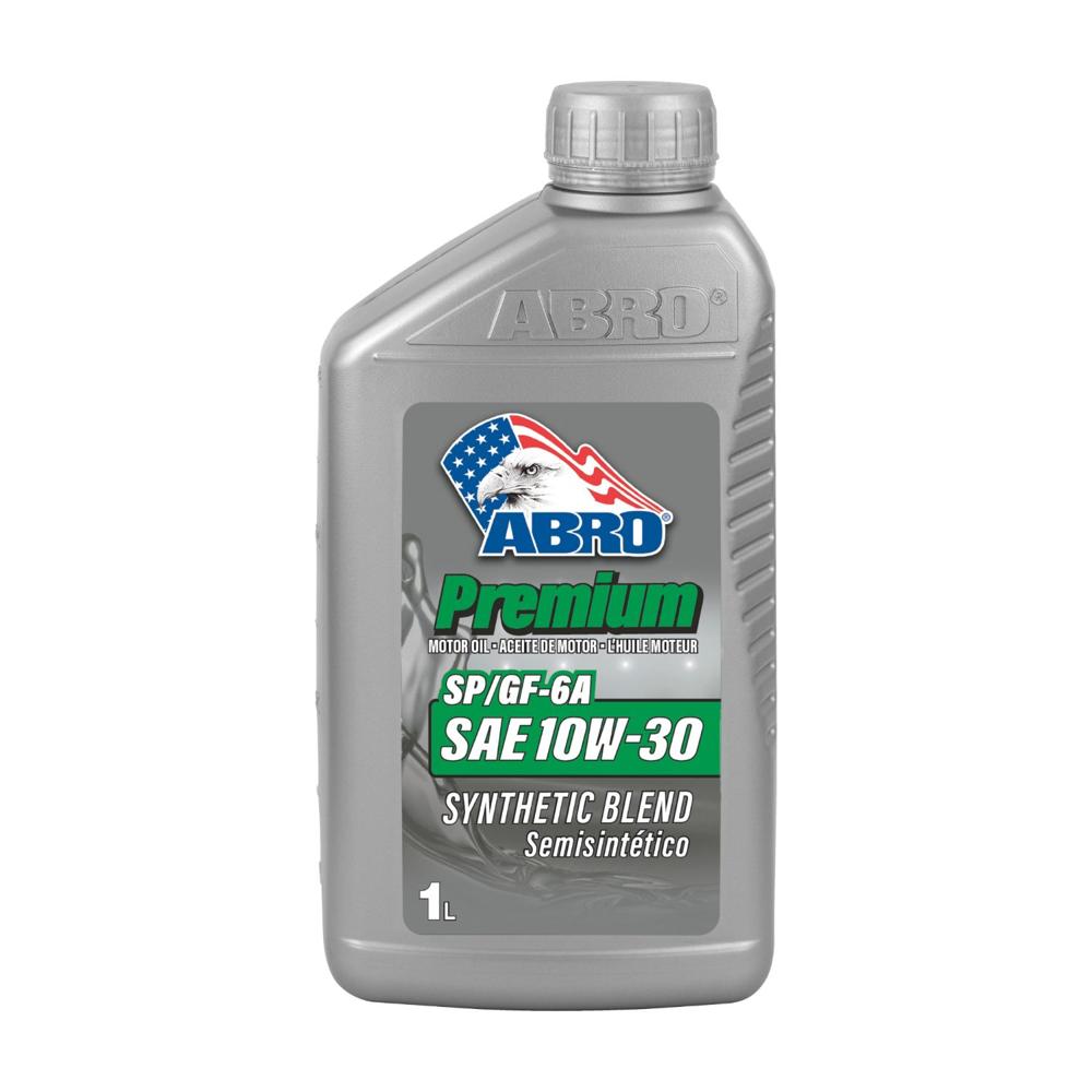 ABRO Aceite Lubricante para Motor Semi Sintético 10W30 SP GF6A - 1L