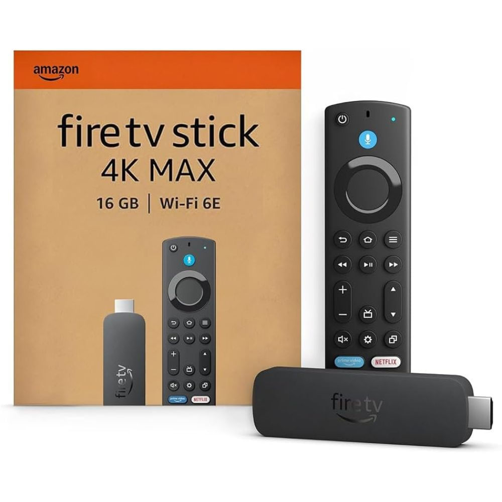 Amazon Fire Tv Stick 4k Ultra Hd Max 16gb Color Negro Alexa