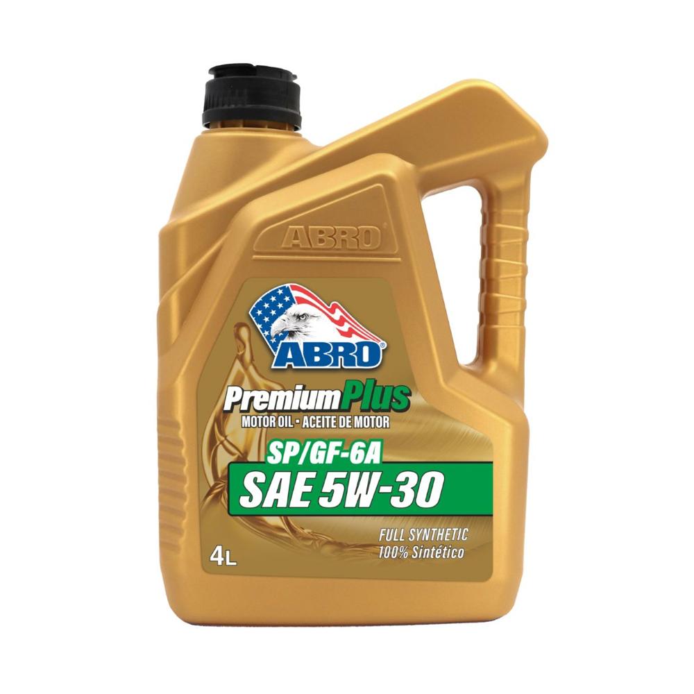 ABRO Aceite Lubricante para Motor Full Sintético 5W30 SP GF6A - 4L