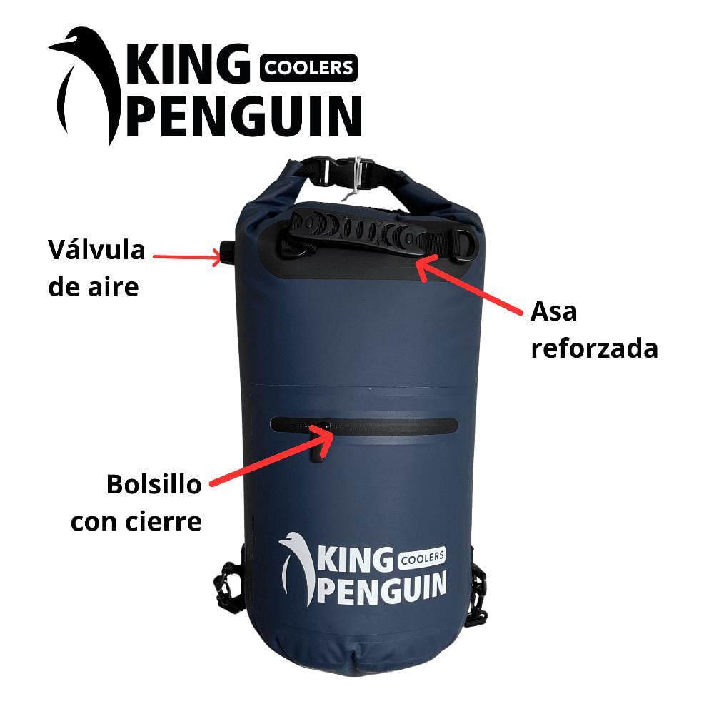 Cooler Mochila Plegable KING PENGUIN 20 L - Extended Day Explorer - Azul Nocturno