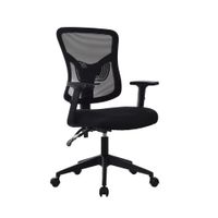 Silla Ergonómica Fone Ultra Gerente Nylon Negro Malla Ofideas