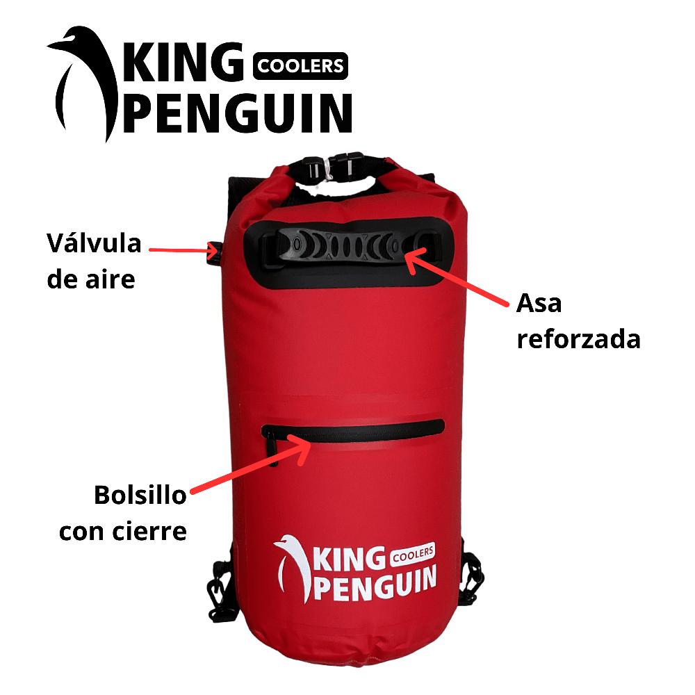 Cooler Mochila Plegable KING PENGUIN 20 L - Extended Day Explorer - Rojo Expedición