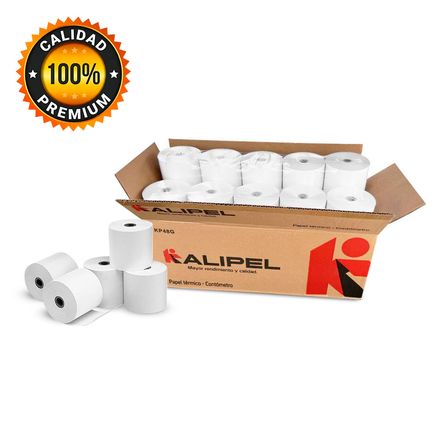 20 Rollos Papel Termico 55gr Contometro 80x80mm PREMIUM KALIPEL 20 Rollos Papel Termico 55gr Contometro 80x80mm PREMIUM KALIPEL