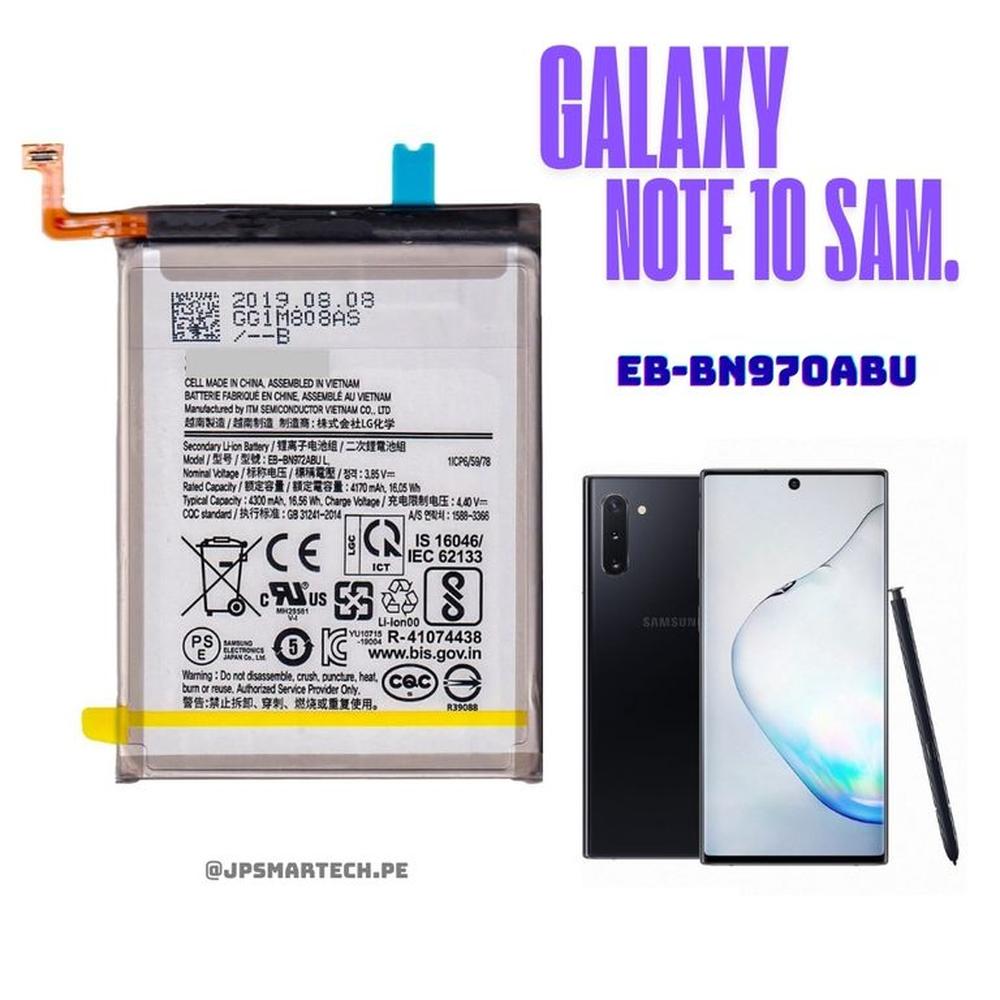 BATERIA SAMSUNG NOTE 10 TORIGINAL-SM NUEVO