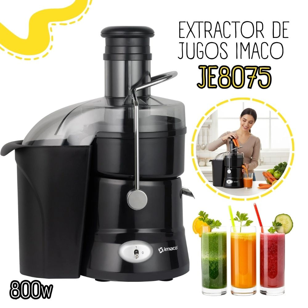 EXTRACTOR DE JUGOS IMACO 800W  - JE8075