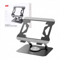 Soporte De Aluminio Xo C153 Para Tablet Y Laptop 17.3 Giro 360 Grados