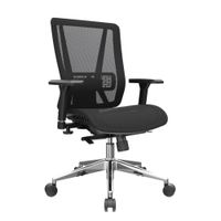 Silla Ergonómica Reclinable Star Gerente Brazos 4d Negro Ofideas