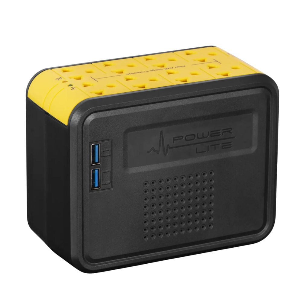 Estabilizador Regulador Automático Power Lite Altair PLI1100 USB 1100VA/550W 8 Salidas