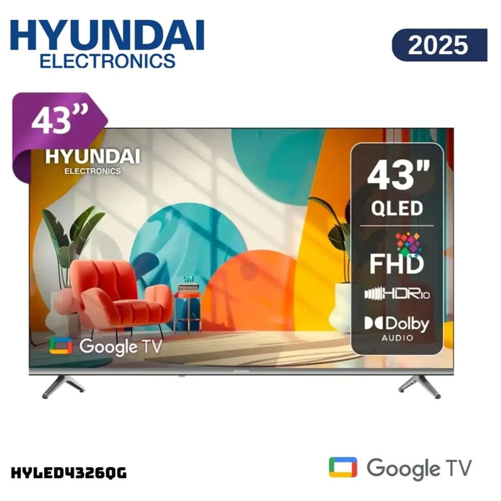 Televisor Hyundai 43 QLED Google TV HYLED4326QG FHD